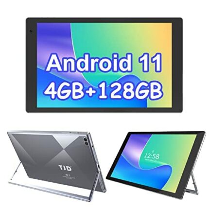Android Tablet 10.1 inch,4GB RAM,128GB ROM (512GB Expandable),6000mAh Battery,Android 11 Google GMS Tablet,2MP Front Camera, 8MP Rear Camera,WiFi