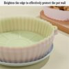 2 Pcs Reusable Air Fryer Silicone Liners, 7 Inch Non-Stick Air Fryer Silicone Pot, Replacement of Parchment Paper Liners Air Fryer Accessories, F