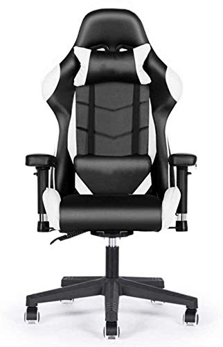 HJW Ergonomic Gaming Chair Computer Chair Home Reclining Office Chair Backrest Game Seat Swivel Chair Armchair,C,Free Size