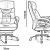 ZXFYHD Desk Chair,Office Chair Office Chair With Armrest Bar Stools Computer Chair Recline Cushion Increase Softness Ultimate Comfort Office Chai