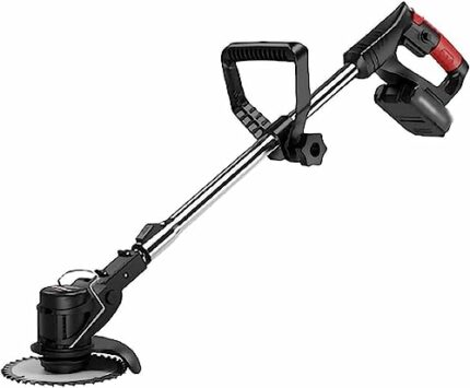 String Trimmer,Small Household Lawn Mower, Electric Lawn Mower, The Best Assistant for Gardens and Farms, with Plastic Blade