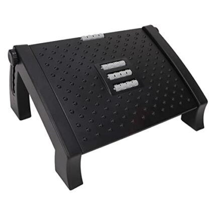 Adjustable Footrests, Foot Rest Under Desk, Ergonomic Foot Rest 6 for Sturdy Office Home MachinesMachines Height Massage Under Desk Footrest