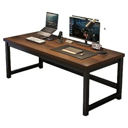 DINGZZ Computer Desk Desktop Home Office Desk Student Writing Study Table Workbench (Color : D, Size : 140CM)