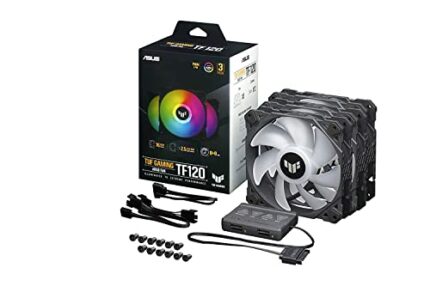 ASUS TUF Gaming TF120 ARGB Fan - Triple Fan Kit with ARGB Controller