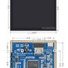 XYGStudy 4inch HDMI Capacitive Touch IPS LCD Display (C) Screen Resolution 720×720 Compatible with All Versions of Raspberry Pi 4 3 Jetson Nano A