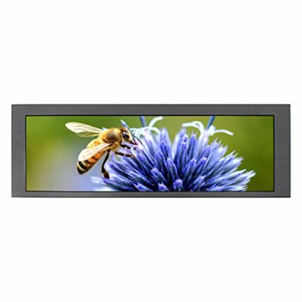 VSDISPLAY Portable Gaming Monitor with Speaker,14.9 inch LTA149B780F 1280x390 TFT LCD Screen and HDMI VGA DVI Controller Board,for Marquee Monito