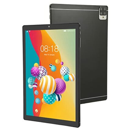 PUSOKEI 10.1 Inch Tablet PC,1960x1080 IPS,MT6592 10 Core,2.4G/5G Dual Band WiFi,for Android 12,6GB 128GB Storage,200W 500W Dual Camera,8800mAh Ba