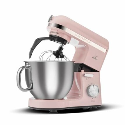 KARACA - Mastermaid Chef Pro Stand Mixer - 1750W, 5L Multi-Purpose Kitchen Mixer with Non-Stick Large Bowl, Dough Hook, Whisk - Perfect For Cakes