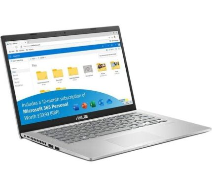 ASUS F415EA-EK1328WS VivoBook Laptop, Intel Pentium, Gold, 128 GB SSD, Silver, 14"