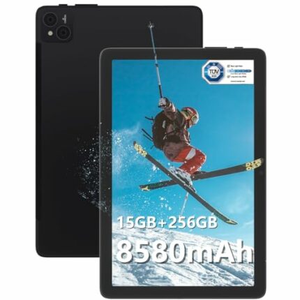 DOOGEE T10PRO Tablet 10.1 Inch FHD+, 15GB RAM + 256GB ROM TF 1TB, 8580mAh Battery Octa-Core Android 12 Tablet PC with Dual 4G, 13MP + 8MP Cameras