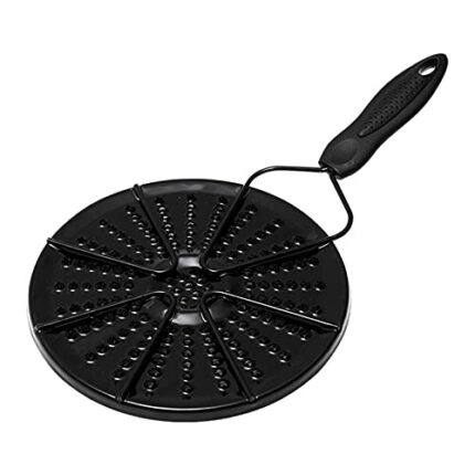 POHOVE Heat Diffuser Heat Spreader Plate with Handle Induction Diffuser Plate Induction Hob Heat Diffuser Flame Guard Simmer Ring Plate for Gas S