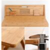 ZXYWW Wooden Computer Desk with Drawers, Folding Compact Study Desk Writing Desk, Computer Workstation Ideal for Home & Office
