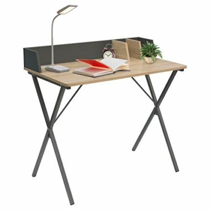 HDDFG 1PC Light Oak Computer Table Office Desk PC Writing Work Table Wooden Standing Desks for Home Office Studying Living Room
