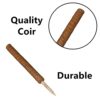 2 Pcs Plant Support Totem Pole Coir Moss Stick Stake Coco Coir Poles for Creepers Plant Support Extension Climbing Indoor Plants