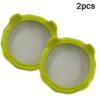 2pcs Sprouting Lid Garden Tools Lid Sprouting Net Cover for Cultivated Bean Sprouts Broccoli Lentils (Green) Pots Planters Grow Bags