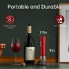 UNICHERRY Electric Wine Opener with Foil Cutter, Vacuum Stoppers, and Pourer - A Must-Have for Men and Women, Effortlessly Open Your Wine - Perfe