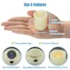 24 PCS 5cm LED Flameless Flickering Votive Tea Lights Candle Battery Operated/Electric Flicker Tealights Bulk Fake Candles for Wedding, Party, Fe