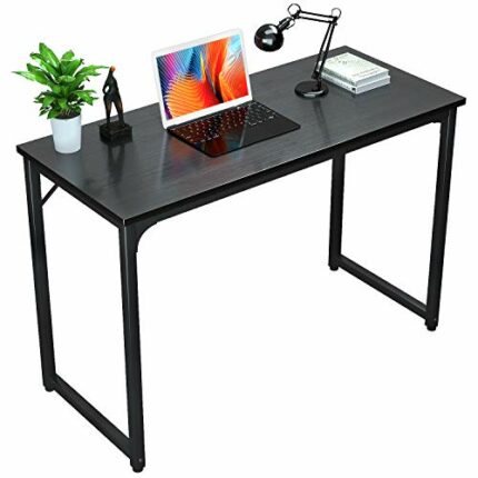 Foxemart Writing Computer Table Modern Sturdy Office Desk 32" PC Laptop Notebook Study Desk for Home Office Workstation, Black