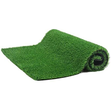 BBABBT 1m x 2m Roll 15mm Carpet Artificial Grass Garden Lawn High Density,Artificial Grass Mat Training Rug Synthetic Grass Carpet Decoration for