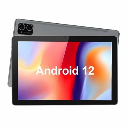 C idea 10 Inch Tablet,Android 12 Tablets PC With Real 64GB ROM 3GB RAM 128GB Expand,Scratch-Resistant HD IPS Display/Octa-core Processor/Face Unl