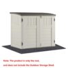 Outdoor Storage Shed Mat，Waterproof and Dustproof Outdoor Carport Mat—Backing Prevents Liquid Penetration，Soft Material, Patio Furniture Mat，Non-