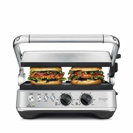 Sage SGR700BSS4GEU1 The BBQ Press & Grill, 1500 W, Brushed Stainless Steel