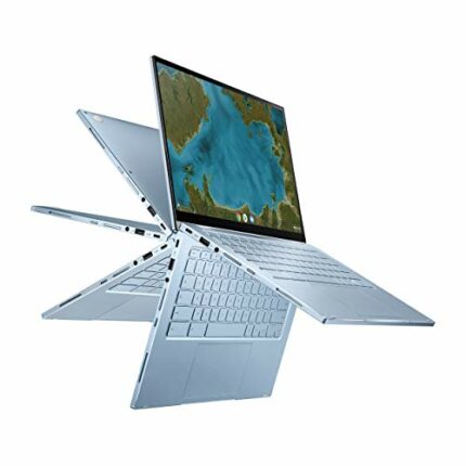 ASUS Chromebook Flip C433 2 in 1 Laptop, 14" Touchscreen FHD NanoEdge Display, Intel Core m3-8100Y Processor, 8GB RAM, 64GB eMMC Storage, Backlit