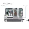 Water Cooling Flow Meter, G1/4 Water Cooling Flow Meter Indicator with Digital Screen, Flow Meter Indicator for PC Water Cooling System Waterflow