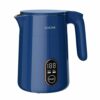 VOCHA Mini Electric Kettle, 0.4L Portable Travel Small Electric Kettle with Keep Warm Function, LED Touch Panel Electric Water Heater, Fast Boili