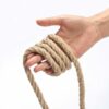 10mm Thick Rope 32 Feet Heavy Duty Strong Hessian Jute Twine String Natural Brown Garden Sisal Rope for Decoration Garden Crafts Hemp Shibari Rop