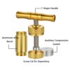 T Pollen Press Tool Pollen Press Kief Heavy Duty Pollen Presser T Press Handle Tool Metal Aluminum Compressor T Shape Handle Tool for Pressing He