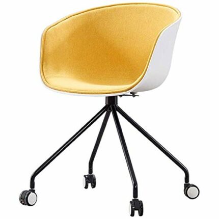 WALNUT Office Chair -Modern Minimalist Home Computer Chair Swivel Chair Nordic Wind Business Office Chair Staff Chair Study Lounge Chair Backrest