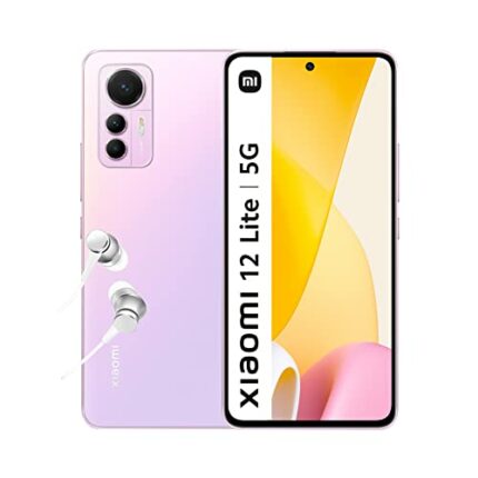 Xiaomi 12 Lite 5G - Smartphone 8+128 GB, 6.55” 120Hz AMOLED Display, Snapdragon 778G, 108MP Triple Camera, 4300mAh with 67W Turbo Charge, Pink (U