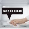 27.5 cm Microwave Glass Plate, Microwave Glass Turntable Plate Replacement with Heat Resistant Glove for Large Microwaves