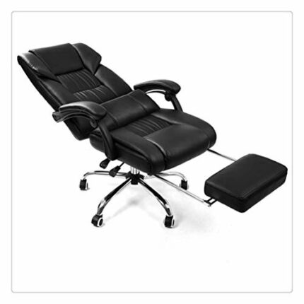 XIAOJUN Professional Computer Chair Home Office Chair Comfortable Seated Study Swivel Chair Gaming Chair Backrest Leather Reclining
