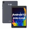 7.5 Inch Android Tablet, Android 12, 4GB RAM,64GB ROM, 2MP+8MP Dual Camera,1440 X 1080 IPS Touch Screen,4000mAh,2.4G/5G Wi-Fi, Bluetooth, Google