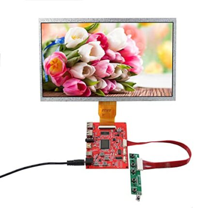 FanyiTek 10.1" 1024x600 HD 4:3 800nit IPS LCD Screen 50 pins and Type C Mini HDMI USB Controller Board