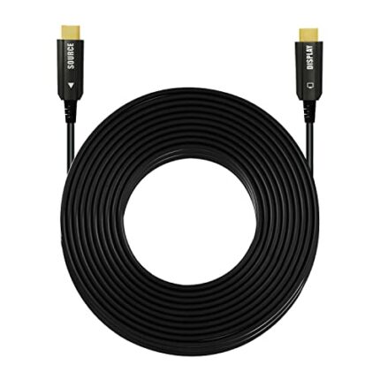 HDMI Fiber Optic Cable for tablet PC (165 feet) High Speed Support 18.2 Gbps 4K at 60Hz HDMI 2.0 Subsampling 4:4:4/4:2:2/4:2:0 Slim and Flexible