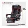 ZXFYHD Desk Chair,Office Chair Reception Chair Reclining Computer Chair, Leather Boss Chair, Home Office Chair Lift Swivel Chair Office Furniture