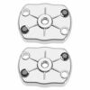 2Pcs Round Starter Cup Fit for 49cc 52cc Chainsaw Lawn Mower Dial Starter Cup Recoil Starter Pull Start Lawn Mower Accessories