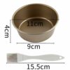 VinBee 2PCS Air Fryer Egg Moulds 4 Inch Non-Stick Round Cake Moulds for Baking Ramekins for Air Fryer