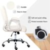 ZXFYHD Desk Chair,Office Chair Office Chair Pu Leather, Swivel Chair Ergonomic With Adjustable Backrest And Lifting, Home Office Niture, Seat Dep