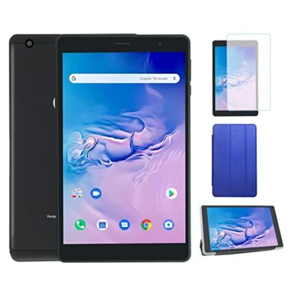Tablet 8 inch with Case, 5G WiFi + 4G LTE SIM Tablet & Phone (Makes Calls) Unlocked,Android 11 phablets,3GB+32GB/256GB,Octa-Core 2.0GHz Processor
