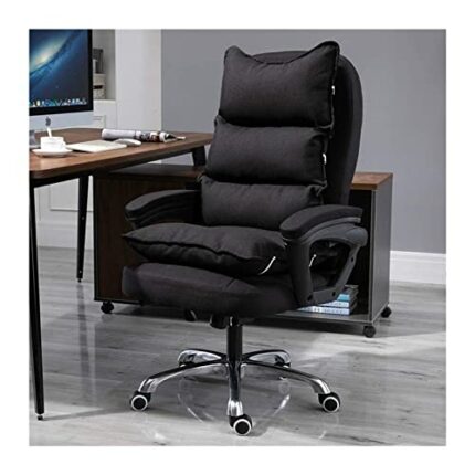 ZXFYHD Desk Chair,Office Chair Fabric Computer Chair, Home Leisure Boss Chair, Office Swivel Chair Reclining Chair Headrest Removable And Washabl