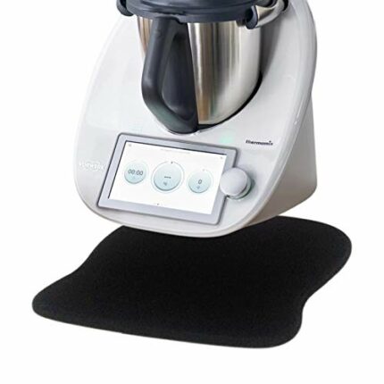 SkingHong Sliding Board for Thermomix TM6 / TM5, Accessories, Underlay, Non-Slip, Durable, Black, for Vorwerk Food Processor TM5 / TM6