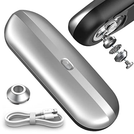 Morole Electric Can Opener,Type-C Rechargeable Tin OpenersAny Shape Cans,One-Touch Automatic Cutting DesignArthritic Hands Jar Opener,Kitchen Acc