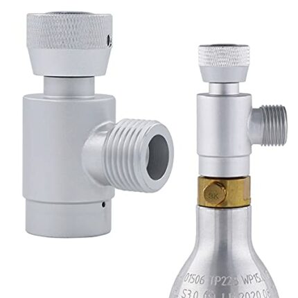 CDIYTOOL Soda Stream Adapter, W21.8-14 to TR21-4 Aquarium Cylinder Refill Soda Stream Adapter with Accessories, Refill Soda Stream Converter for