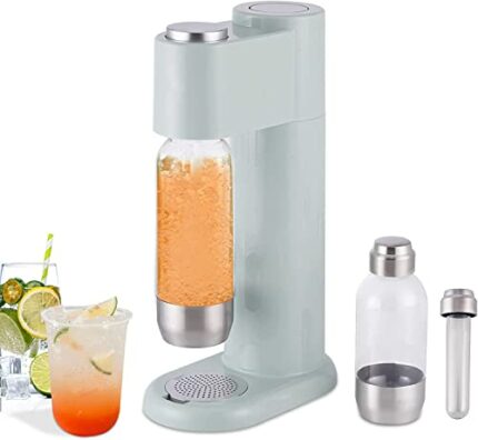 BAOSHISHAN Sparkling Water Maker Soda Maker with 2 Reusable Stainless Steel PET Water Bottle Domestic Fizzy Water Machine Compatible With Any Scr