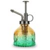 ZIUHEOA Plant Mister Glass Watering Spray Bottle 6.4" Tall Watering Can Retro High-Atomization Nozzle Sealed Leak-Proof,for Garden Plants Flower