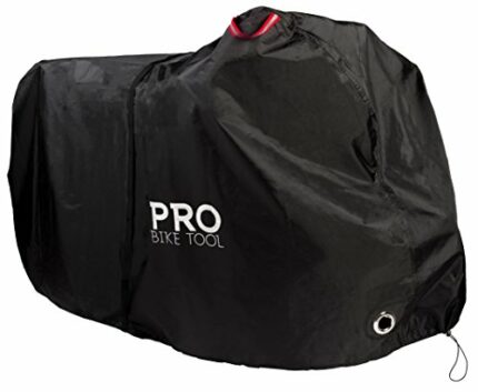 PRO BIKE TOOL Bicycle Cover for Outdoor Storage - for 1 2 or 3 Bikes - 2 Style Options - Stationary Use for Yard or Garden - Travel Use for Car R